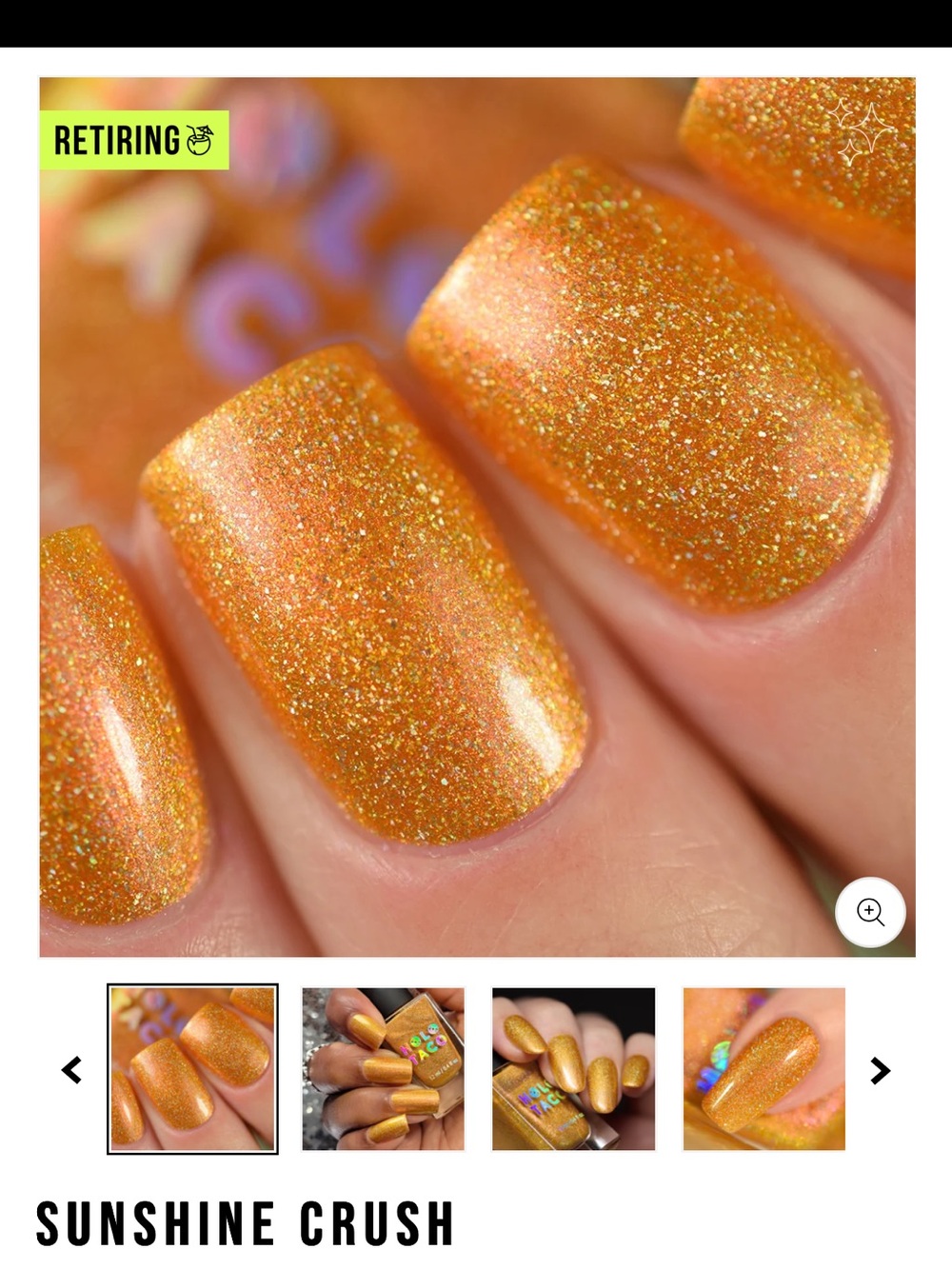 Holo Taco Sunshine Crush – Retiring Shade – Rock Candy Collection - Picture 3 of 3